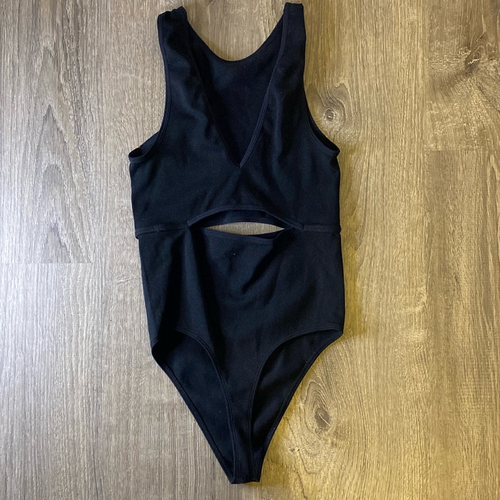 Colsie sexy black body suit